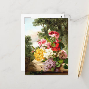 Blommigt still Life, John Wainwright Vykort