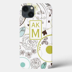 Blommigt Stollig Monogram iPad Air Case