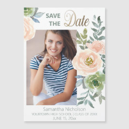 Blommigt Studenten Meddelande om Spara - foto för 