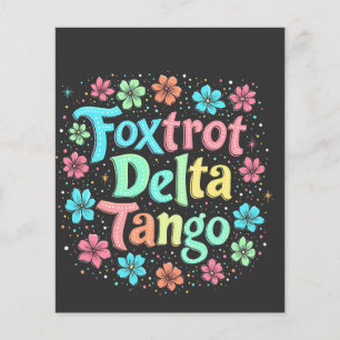 Blommigt Subtle Anti Trump 8647 Anti Maga Flygblad
