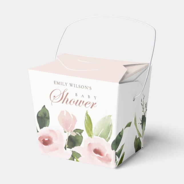 BLOMMIGT SUBTLE SOFT  ROSA ROS BABY SHOWER PRESENTASKAR (Framsidan Sidan)