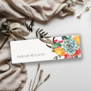 BLOMMIGT SUCCULENT ANTLER BOHEMIAN ALLURE ADRESS MINI VISITKORT