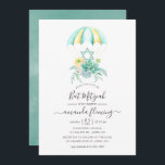 Blommigt Succulents Bouquet Fallskärm Bat mitzvah Inbjudningar<br><div class="desc">Bat mitzvah inbjudan till Whimsical ranunculus,  lupins,  peonies och succulents fallskärm bouquet i pastellskuggor med elegant handskriftstypografi.</div>