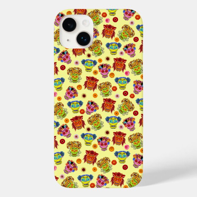 Blommigt Sugar Skull (Baksida)