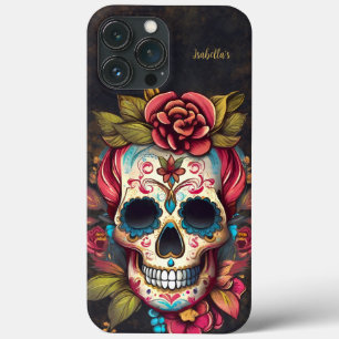 Blommigt Sugar Skull Quinceanera Birthday