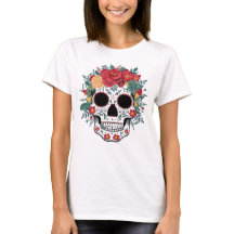 Blommigt Sugar Skull