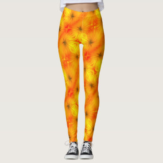 Blommigt Sunburst Leggings