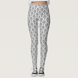 Blommigt Svampar Leggings