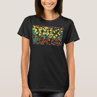 Blommigt - Svart - Drömning T Shirt
