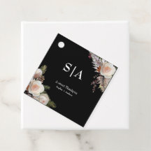 blommigt svart elegant | tack Terracotta Bröllop