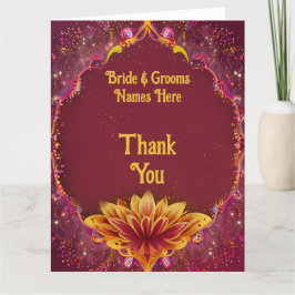 Blommigt Symphony: Bröllop Elegance Collection Tack Kort