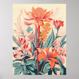 Blommigt Symphony Poster