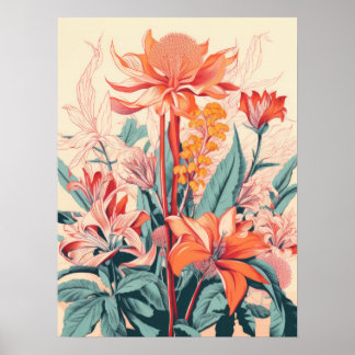 Blommigt Symphony Poster
