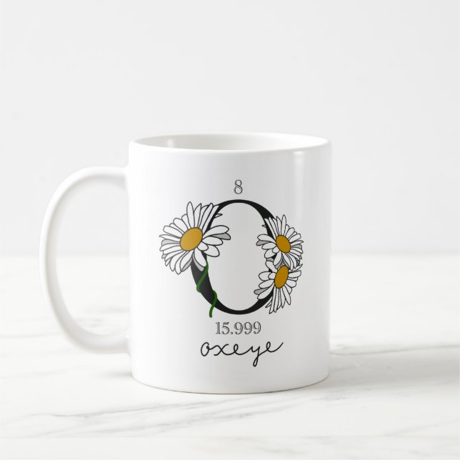 Blommigt syre Inslag Kaffemugg (Vänster)