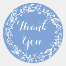 Blommigt Tack Cornblomma Blåa blommor Bröllop