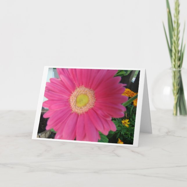 Blommigt, Tack för gåva Kort (Framsida)