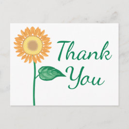 Blommigt Tack Vattenfärgsblomma Lila Flower Vykort