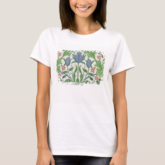 Blommigt tapet design tröja (Framsida)