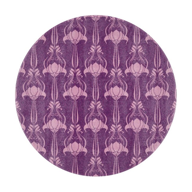 Blommigt Tapet Rosa Violet Design (Framsidan)