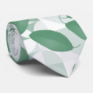 Blommigt Teal & White Tropical Löv Mönster Slips