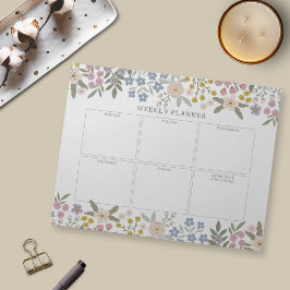 Blommigt Tearaway Papper Pad Anteckningsblock