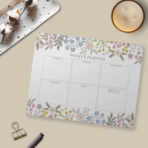 Blommigt Tearaway Papper Pad Anteckningsblock