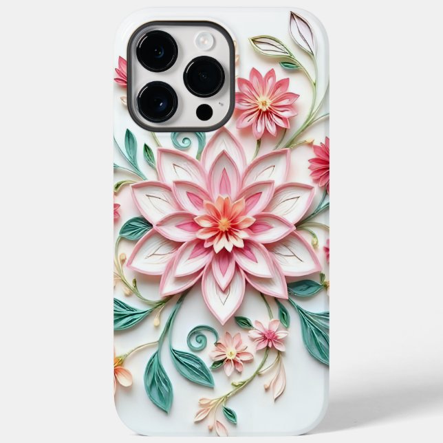 blommigt telefonfodral (Baksida)