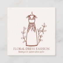 Blommigt Terracotta Mode Dress Seamstress Tailor