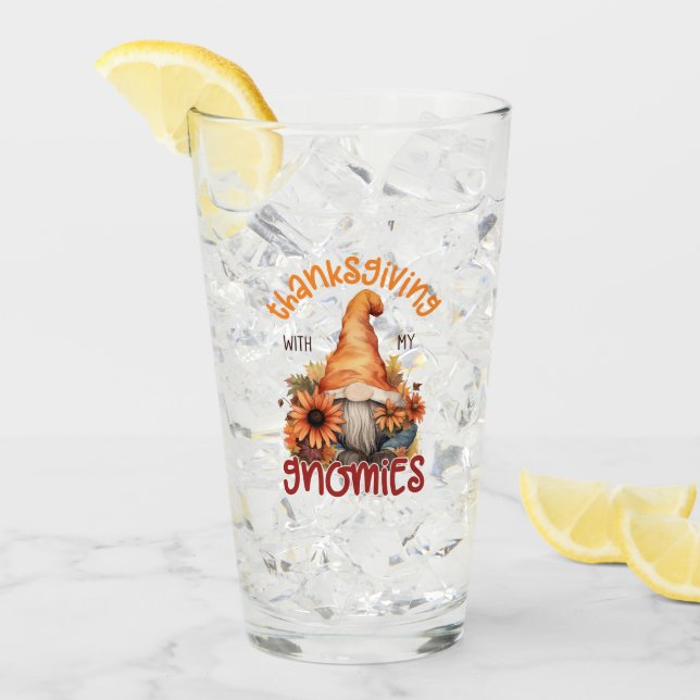 Blommigt Thanksgiving med mina domäner Glaskopp (Framsida Ice)