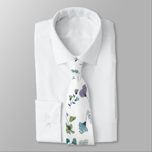 Blommigt Tie Slips