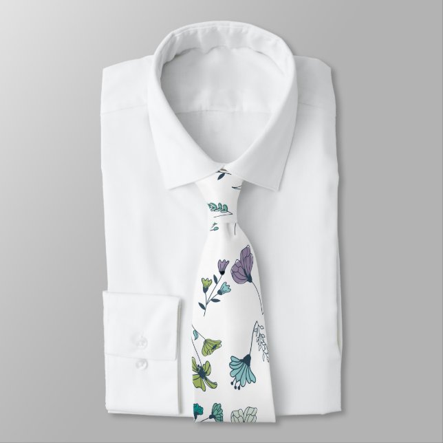Blommigt Tie Slips (Bunden)