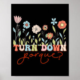 Blommigt till bride Bride D Poster