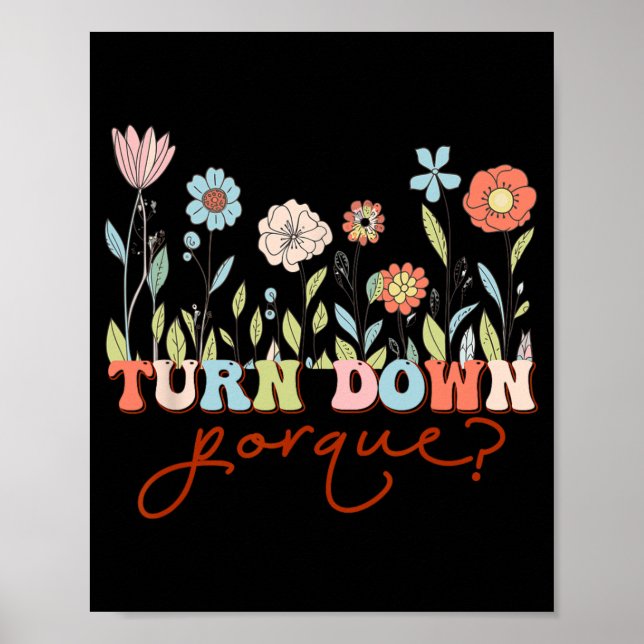 Blommigt till bride Bride  D Poster (Framsidan)