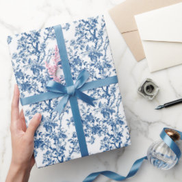 Blommigt Toile Elegance Presentpapper