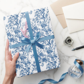 Blommigt Toile Elegance Presentpapper