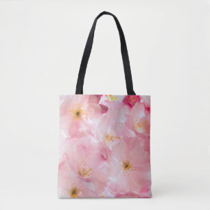 Blommigt Tote Bag Tygkasse