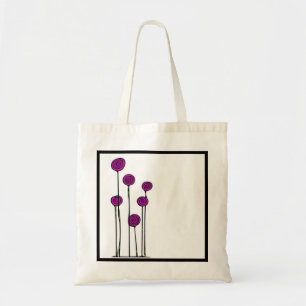 Blommigt Tote Bag Tygkasse