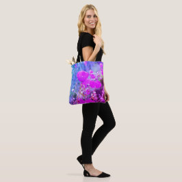 Blommigt Tote Bag Tygkasse