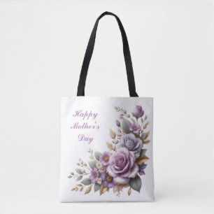 Blommigt Tote for Mors dag Tygkasse