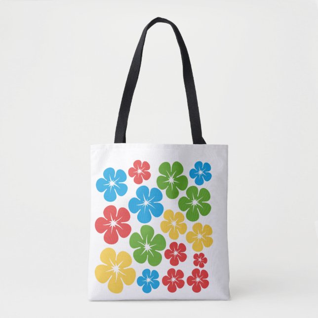Blommigt Tote Tygkasse (Framsida)
