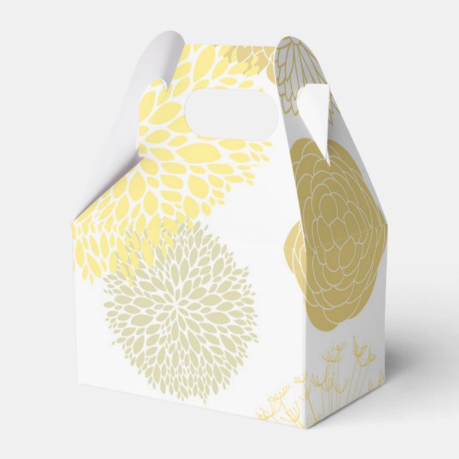 Blommigt Treat Box Presentaskar (Framsidan Sidan)