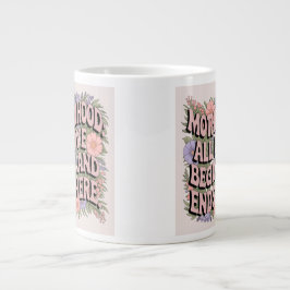 Blommigt Tribute: Moderskap utvärderingskeramik Jumbo Mugg