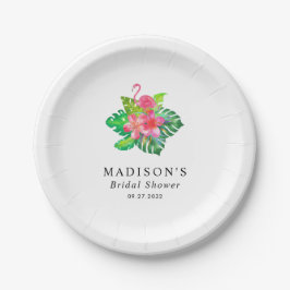 Blommigt Tropical Flamingo Möhippa