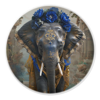 Blommigt Tusk Serenity Knopp