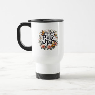 Blommigt Typografi med Quirky Charm Resemugg