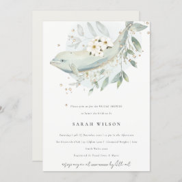 Blommigt under vatten Fiske Möhippa Inbjudan