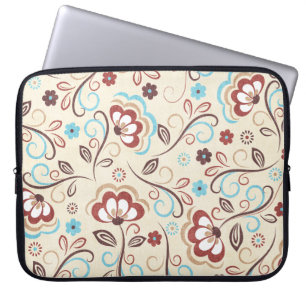 Blommigt undrar om Laptop sleeve skyddar Fodral