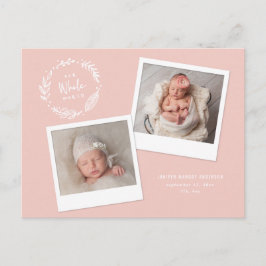 Blommigt - utandningsmeddelande om multifoto vid f vykort