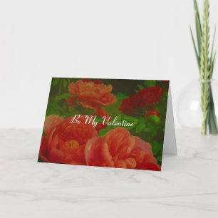 blommigt valentin helgkort