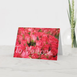 blommigt valentins dagskort ro helgkort